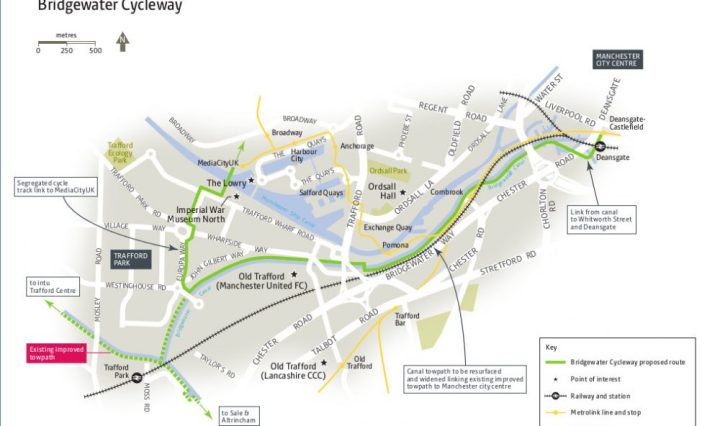 Bridgewater Cycleway overview map