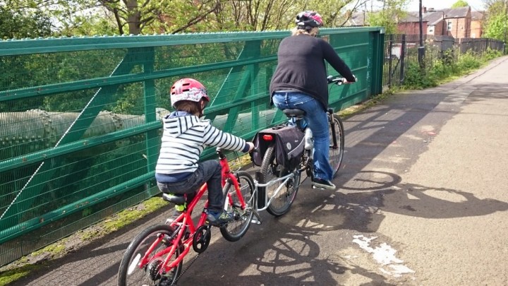 First ride on the FollowMe Tandem