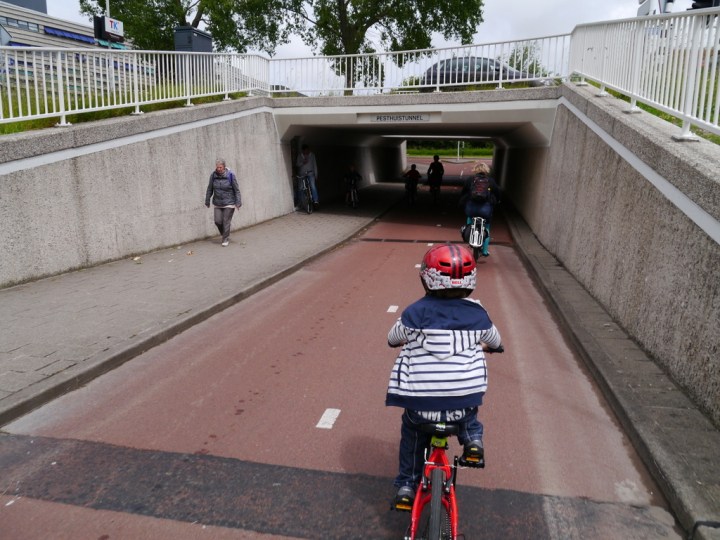 Well designed underpass in The Netherlands, with clear routes through and good levels of social safety