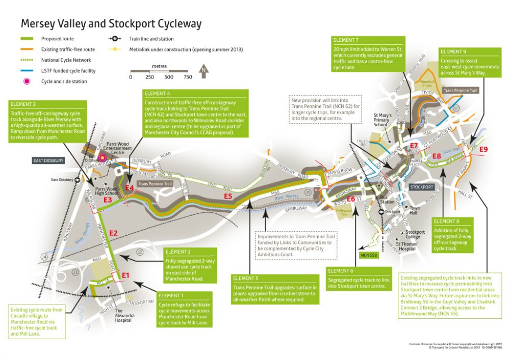 Mersey Valley and Stockport Cycleway