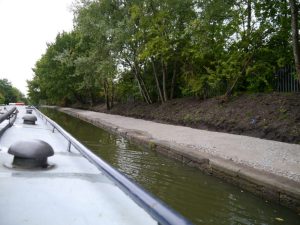 The new path under construction