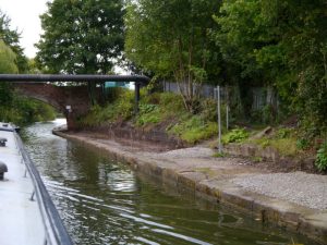 Work in progress under a bridge