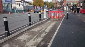 Southbound outside Sainsbury's