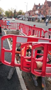 Southbound outside Sainsbury's