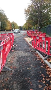 Northbound, outside Platt Fields Park