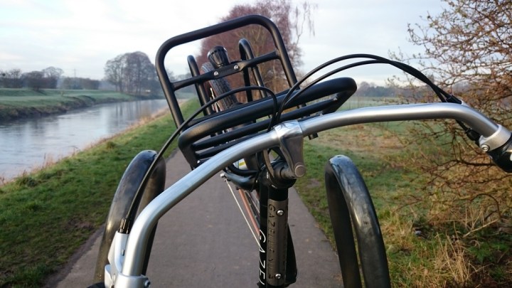 Barrier #3 - Lifting bike to get through