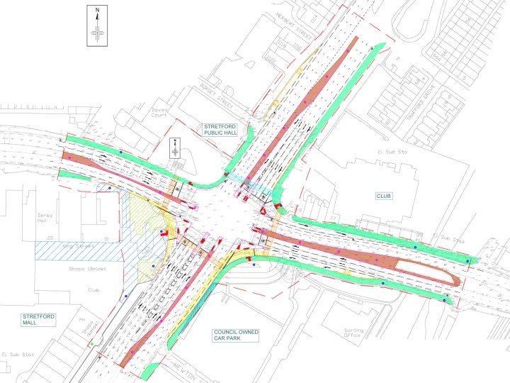 Proposed junction improvements - Phase 1 - General arrangement