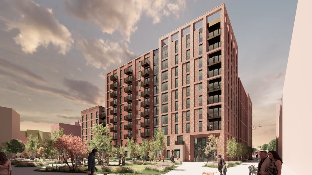 Proposed residential development on the site of Stretford Arndale