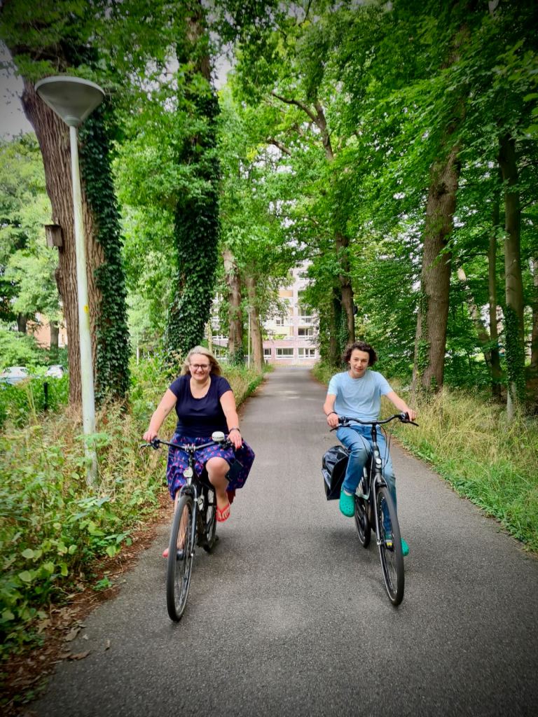 The other two riding along