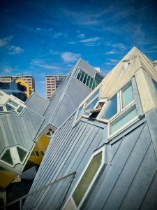 View from inside a Cube House