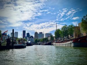 View back to Oude Haven from Haringvliet