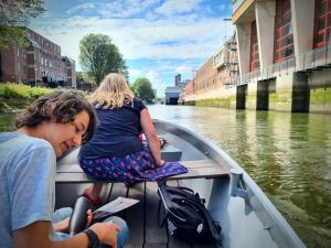 Heading back along Buizengat