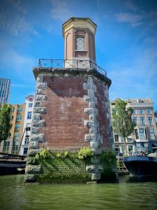 Old bridgekeeper's house for the now removed Spoorbrug Wijnhaven bridge
