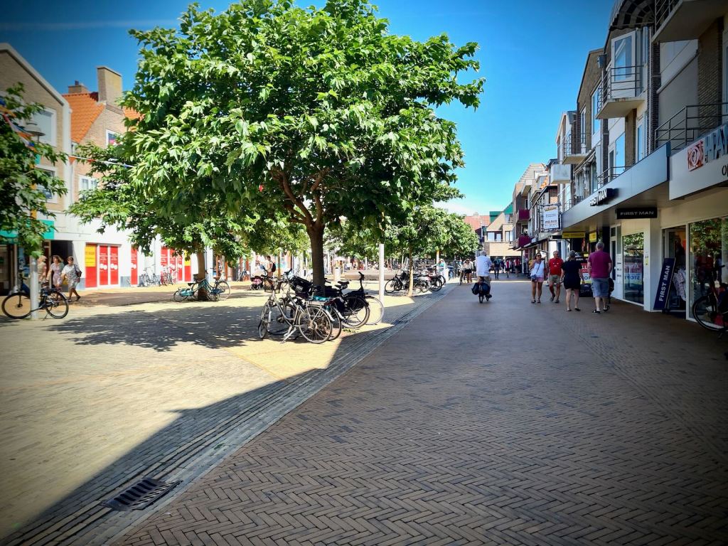 A pleasant and mostly traffic free Princestraat