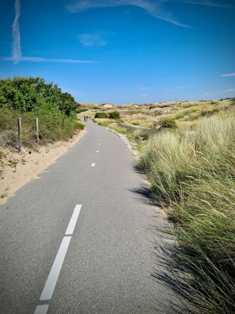 On the dune cycle route to Noordwijk