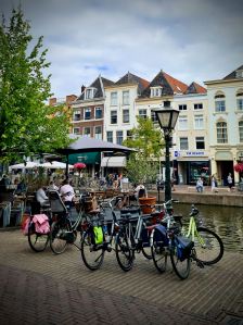 Bikes next to the Rijn