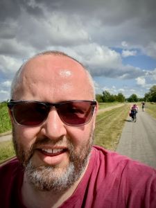 Selfie on the path around Valkenburgse Meer