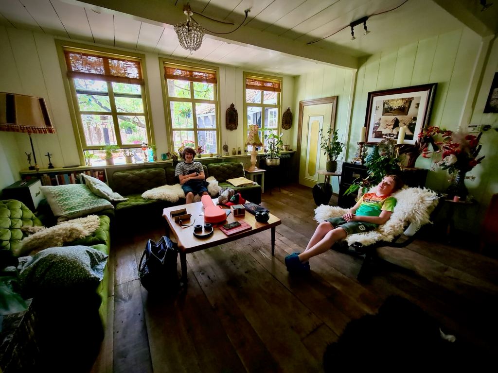 Inside our Airbnb holiday home