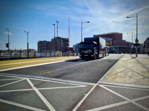 Wilhelminabrug bridge over the Zaan river