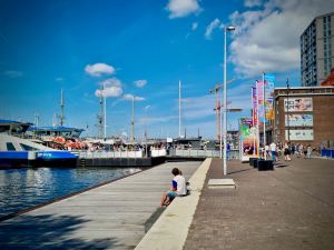 Ferry terminal at NDSM Werf (Wharf)