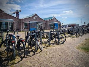 Cycle parking at NDSM