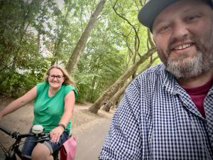 Riding in Vondelpark