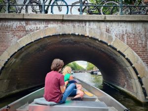 Passing under Runstraat bridge