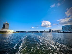 View across the IJ towards Amsterdam Centraal