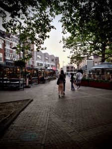 Restaurants and bars in Dam Square, Zaandam