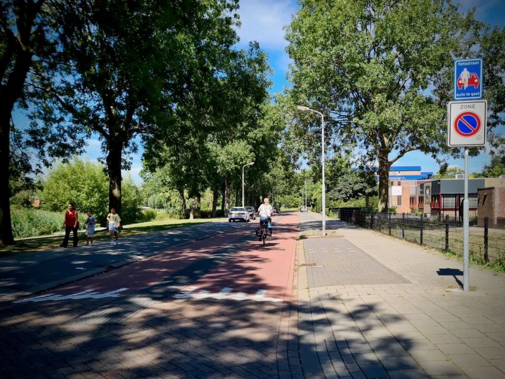 Cycle street on Dominee Martin Luther Kingweg