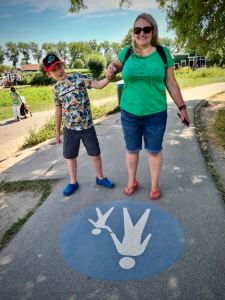 Definitely the footpath!