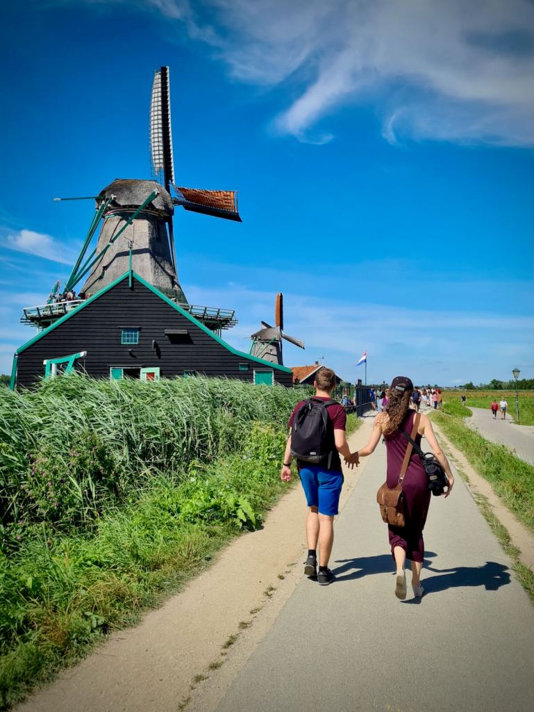 On the path along the windmills