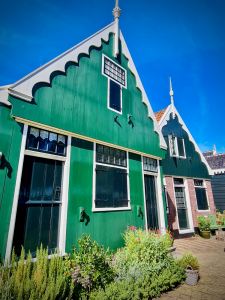Old Zaanse style Dutch houses
