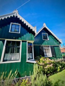 Old Zaanse style Dutch houses
