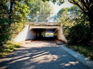 Underpass under the A8 motorway