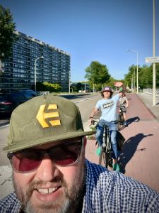 Selfie on the bridge on Vermiljoenweg