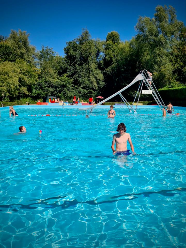 One of the pools at Zwembad De Breek