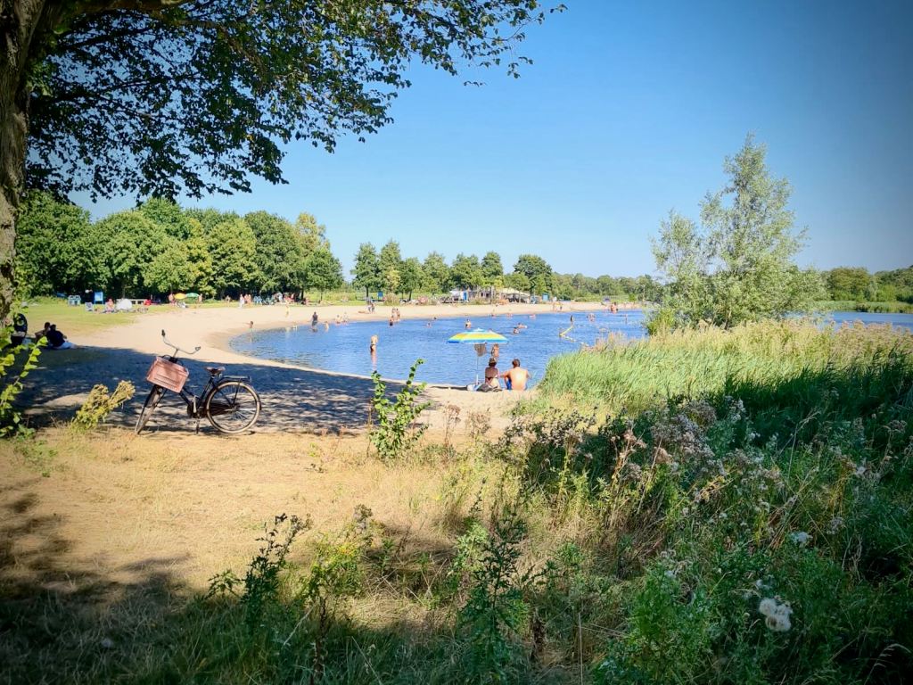 Doesstrand beach in the Twiske Waterland