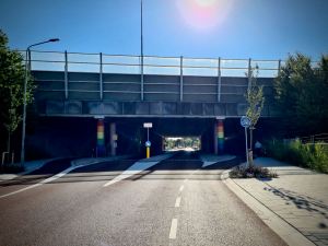Underpass under the A8 motorway