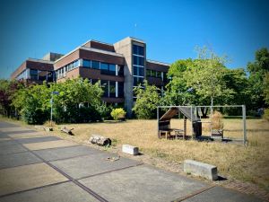 Modern building on Grote Hulzen