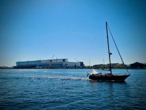 Looking across the North Sea Canal