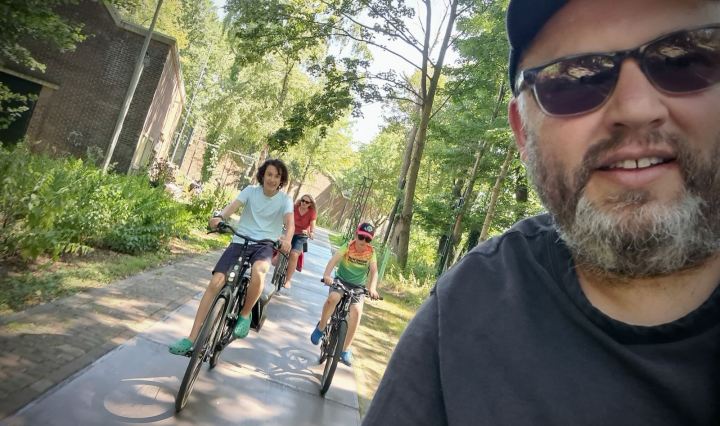 Riding down Draaibank