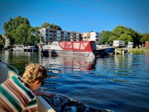 Boats and apartment blocks