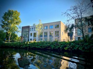 New development next to the river