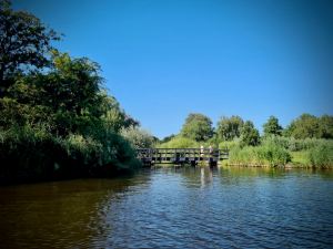 Small walking and cycling bridge near Jagersplas