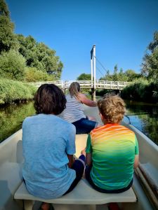 Approaching Kalverpad walking and cycling lifting bridge