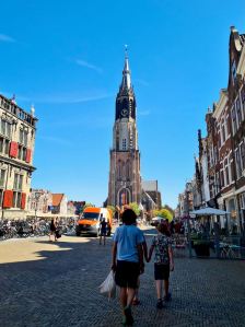 In Markt, Nieuwe Kerk in the distance