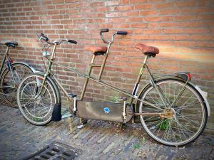 Interesting looking tandem on Molstraat