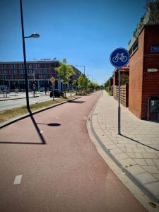More two-way cycle paths on Reinier de Graafweg