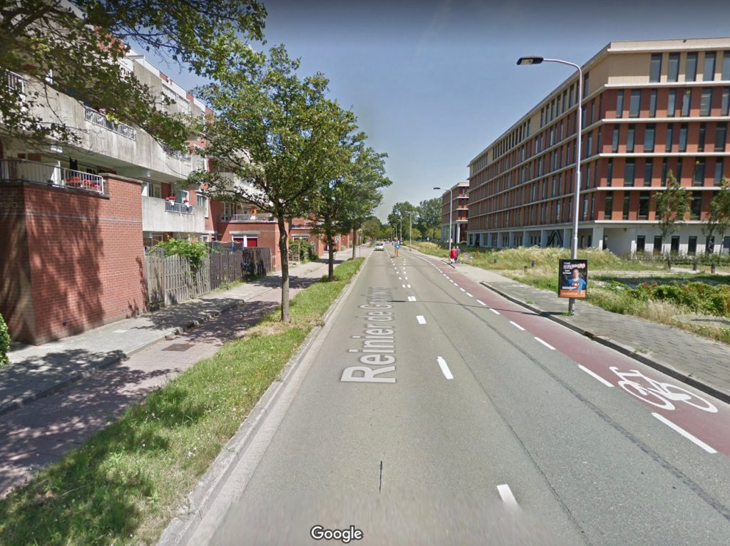 Reinier de Graafweg in June 2018 before reconstruction